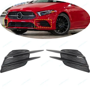 L&R Front Bumper Outer Grille Cover For Mercedes Benz A W177 A200 A250 2019-2021 - Picture 1 of 7