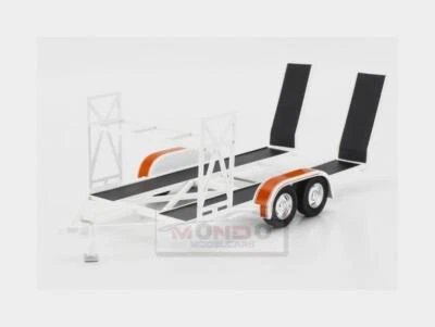 1:18 GMP Carrello Trasporto Auto 2-Assi Car Transporter Trailer Ycid GMP18983 Mo - Image 1 of 2