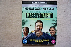 4K UHD BLU-RAY THE UNBEARABLE WEIGHT OF MASSIVE TALENT NEW SEALED UK STOCK - Picture 1 of 2