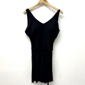 NEXT Women's Black One-Piece Padded Swimming Costume Bathing Suit - Size 18 NWT - Picture 1 of 10