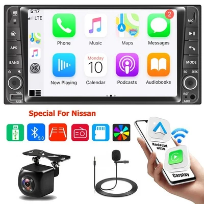 For 2014 15-2019 Nissan Frontier Car Radio Stereo GPS Navi Android Auto Carplay - Image 1 of 4