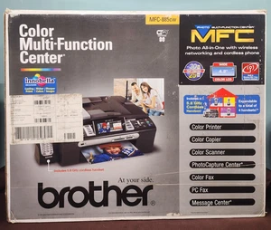 Brother MFC-885CW All-in-One Color Inkjet Printer Copier Scanner Fax Phone -New- - Picture 1 of 15