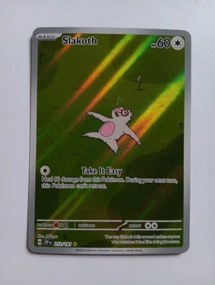 Pokemon Surging Sparks Slakoth #212/191 IR Illustration Rare NM - Image 1 of 2