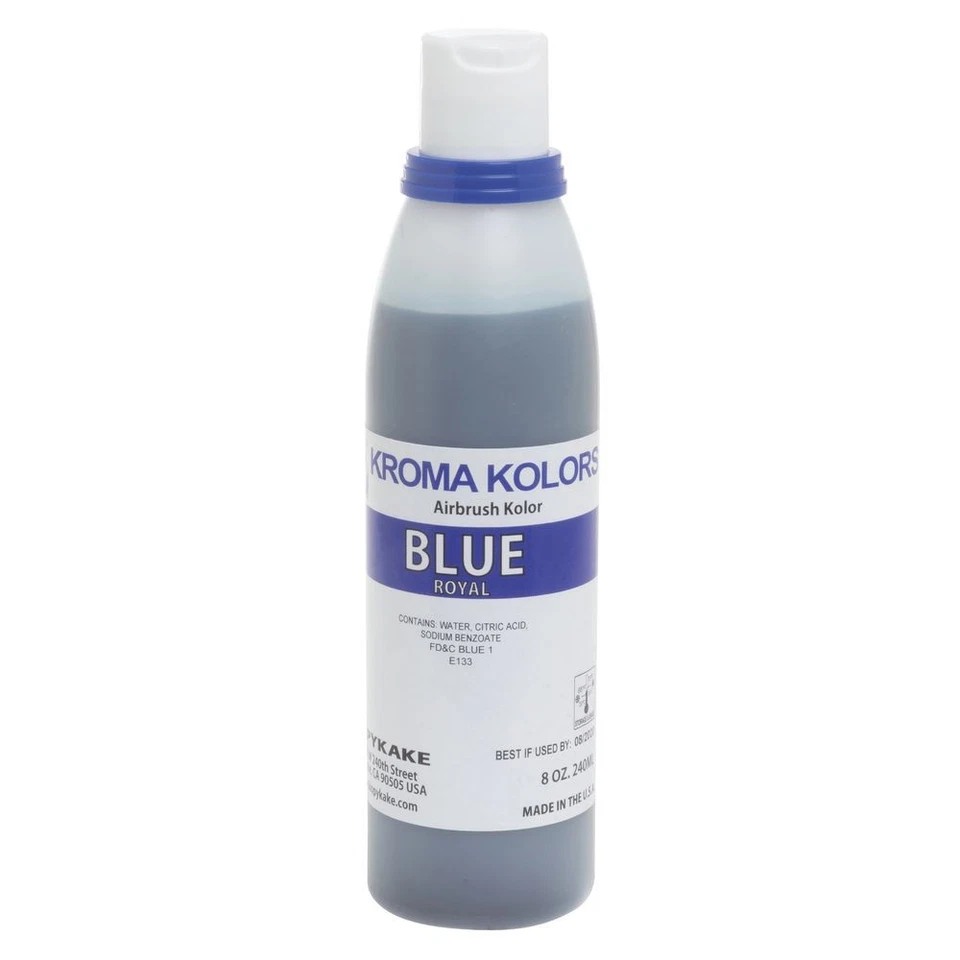 Aerógrafo azul royal 8 oz cor alimentar - Imagem 1 de 3