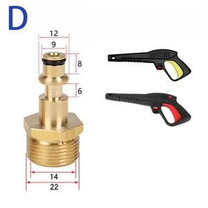 Car Washer Hose Connector M22 Thread For AR Daewoo Lavor Pressure Washer - Picture 1 of 8