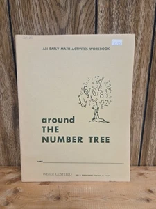 Vintage UNUSED School Book-1968 AROUND THE NUMBER TREE - Picture 1 of 10