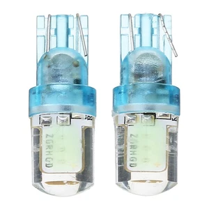 4PCS Blue T10 Car Wedge Light Bulb Lamp 5050 5SMD LED License Plate Light 12V - Picture 1 of 10