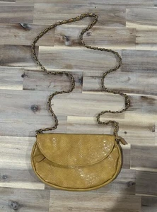 Miche Jennica Faux Snake Skin Hip Bag/Purse With Woven Chain - Picture 1 of 8