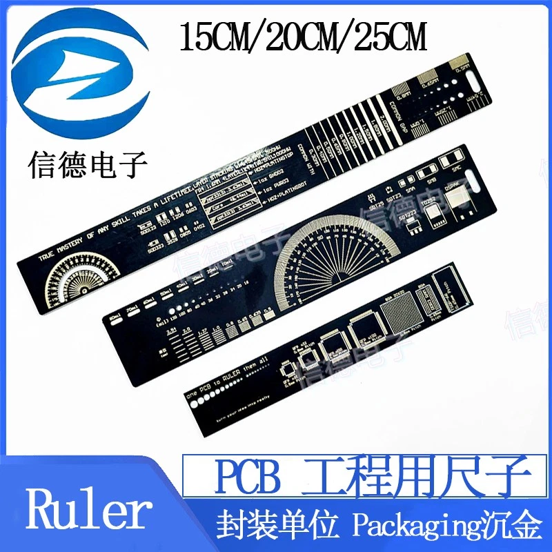 Regla PCB de 2 piezas regla de ingeniería unidad de embalaje embalaje 15CM/20CM/25CM#TT Foto 1 de 4