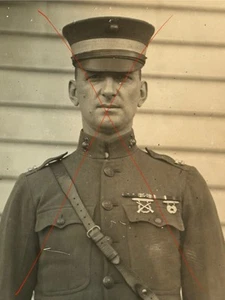 Vintage WW1 Era Photo USMC China Marine 6th MG Bn EGAs Signed ID’d Belleau Wood - Picture 1 of 4