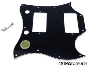 USA Gibson SG Standard Model Black 5 Ply, PICKGUARD American SG Full Face - Picture 1 of 2