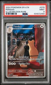 2024 Pokémon fábula cubierta persa arte completo ilustración raro #078/064 PSA 9 - Imagen 1 de 4