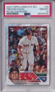 2023 Topps Complete Set Triston Casas Retail Foilboard PSA 10 Gem Mint RC - Picture 1 of 1