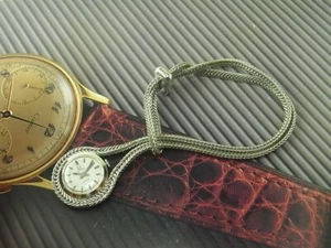 70'S NOS SWISS MADE SOLVIL ET TITUS LADIES MANUAL WIND HANDBAG WATCH/20MM - Picture 1 of 12