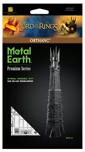 Fascinations ICONX Lord of the Rings Tower of ORTHANC 3D Metal Earth Model Kit - Picture 1 of 7