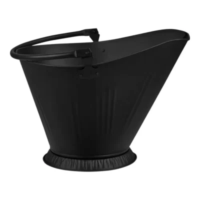 Coal HOD Coal Hod Scuttle Fireplace Antique Bucket COAL HOD Brass Ash Vintage Bl - Image 1 of 4