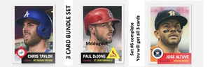 2018 Topps Now Living Set #6 cards #16-18 Jose Altuve, Chris Taylor, Paul DeJong - Picture 1 of 1