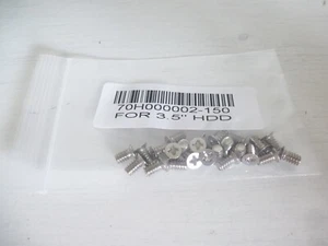 24x Festplattenschrauben für 3,5 Zoll Festplatten, Edelstahl silber, 24x - Afbeelding 1 van 1
