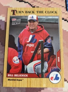 BILL BELICHICK 2023 TOPPS NOW BB1 MONTREAL EXPOS MANAGER - Picture 1 of 2