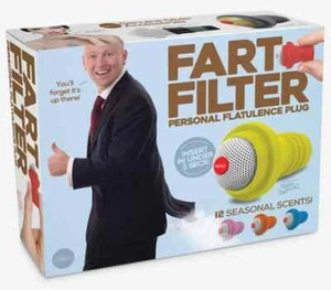 PRANK-O FUNNY JOKE PRANK GAG GIFT GIFT BOX 11.25"x9"x3.25" - FART FILTER - Picture 1 of 5