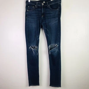 Rag & Bone Denim Distressed Skinny dunkelblau Jeans Damen Gr. 28 Modele - Bild 1 von 12