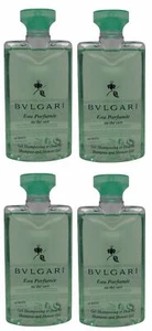 Bvlgari Green Tea Shampoo & Shower Gel lot of 4 each 2.5oz Total of 10oz - Picture 1 of 2
