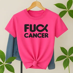 T-shirt donna FU Cancer Running Race F U Run For Life Charity top personalizzato - Foto 1 di 6