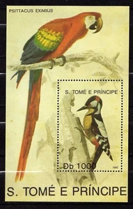Sao Tomé and Principe : Birds ( Psittacus Eximus ) 1992 MNH