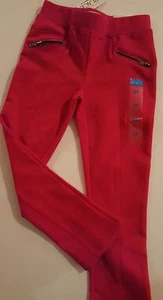 BOLSILLOS FALSOS PARA NIÑOS PEQUEÑOS LUGAR JEGGINGS/LEGGINGS ROJOS TALLA 5T NUEVOS CON ETIQUETAS - Imagen 1 de 4