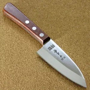 Japanese Kitchen Small Deba Knife 95mm 3.7" Fishing Outdoor fish cut SEKI JAPAN - Picture 1 of 9