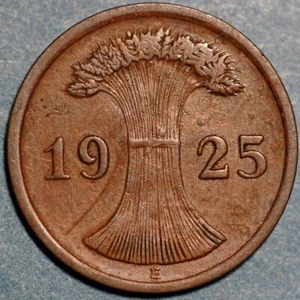 Germany Weimar Republic 2 Reichspfennig 1925 E KM# 38 - Picture 1 of 2