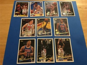 1995/96 Topps New Jersey Nets Team Set 10 Cards - Picture 1 of 1