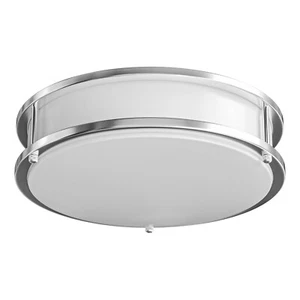 12 inch Brushed Nickel LED RV Adjustable Color Ceiling Light (3000K/4000K/6500K) - Picture 1 of 12