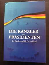 20 Medaillen -Die Kanzler und Präsidenten der BRD- Sammelalbum vollständig