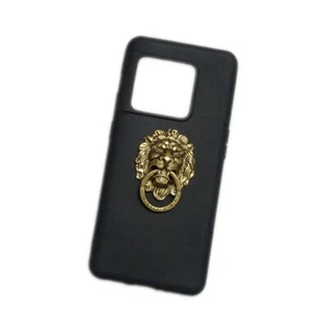 3D Metal Lion Head Finger Ring Stand Holder Soft TPU Cover for OnePlus 10 Pro 5G - Picture 1 of 4