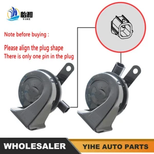1 SET FOR ACURA CAR HORNS 95-03 TL 07-10 RL 04-14 TSX 01-17 MDX RDX ZDX CL CSX - Picture 1 of 5