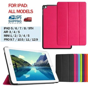 Smart Flip Stand Case Cover For iPad 5th 6th 7th 8th 9th Generation Shockproof - Picture 1 of 35