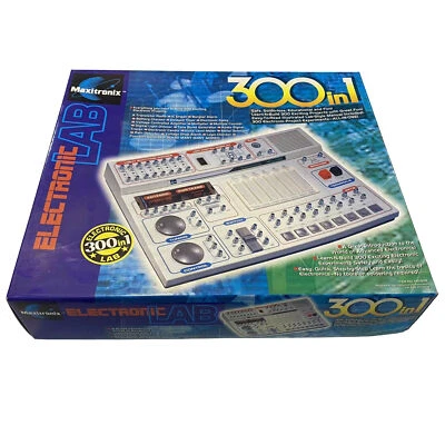 Maxitronix 300 In 1 Electronic Lab Vintage RARE Learn Electronics - Image 1 of 4