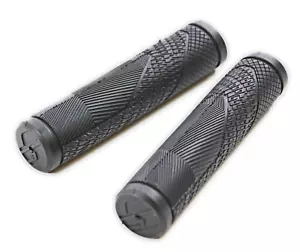 GT Bike Handlebar Grips MTB Mountain Bike Hybrid Bike 130mm 22.2mm Black - Picture 1 of 4