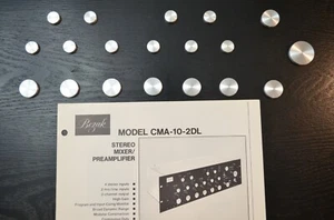 BOZAK DJ MIXER VORVERSTÄRKER VORVERSTÄRKER CMA 10 2DL KNOPFKAPPE KAPSELN - Bild 1 von 3