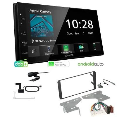 Kenwood Autoradio Apple CarPlay Android Auto DAB+ für Subaru BRZ ab 2012 schwarz - Bild 1 von 4