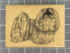  Lhasa Apso Stamp Gallery Duluth GA Dog Breed Wood mounted Rubber Stamp