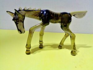 Murano Art Glass Horse Colt Figurine (4.5 by 3 by 1.5")