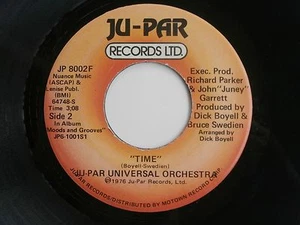 Detroit Funk Record 45 Ju-Par Universal Orchestra w/ Phil Upchurch "FUNKY MUSIC" - Picture 1 of 4