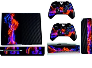 FIRE XBOX ONE SCHÜTZENDE SKIN AUFKLEBER VINYL STICKER FOLIE - Bild 1 von 3