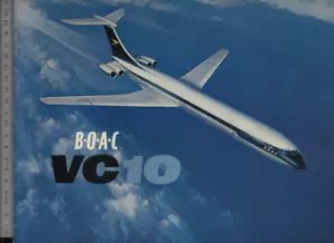 (192) Aircraft BOAC VC10 Aviation Brochure - Picture 1 of 2