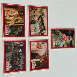 Mash Television Show Donruss Trading Cards Lot Of 5 Vintage 1982 M.A.S.H - Picture 1 of 2