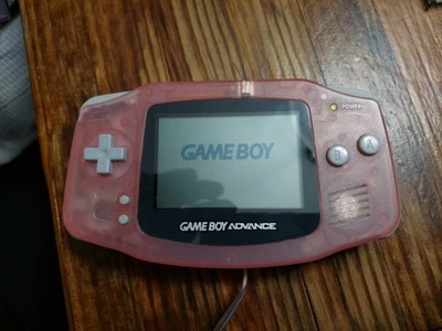 Nintendo Game Boy Advance Fuchsia Pink Handheld With Game - Image 1 of 4