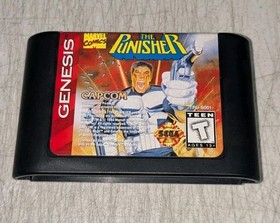 The Punisher (Sega Genesis, 1995) Authentic Game Cartridge Tested