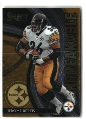 2020 Panini Select #U12 Jerome Bettis Unbreakable - Image 1 of 2